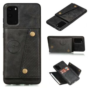 Samsung Galaxy A51 Leather Stand Case +3D Tempered Glass Protector